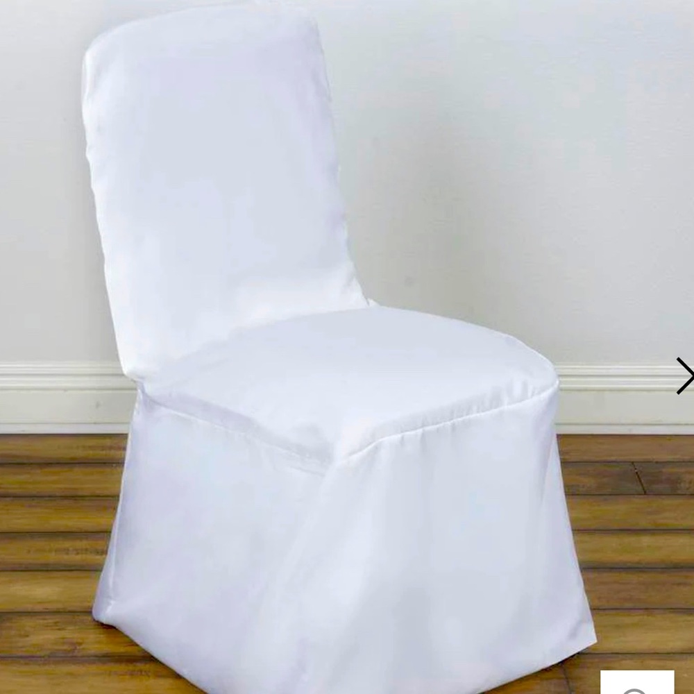 Polyester Banquet Round top  Chair Covers, Stain Resistant Chair Covers